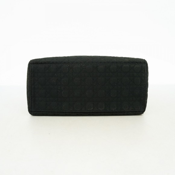 Christian Dior Handbag Cannage Lady Dior Nylon Black - Picture 3 of 14